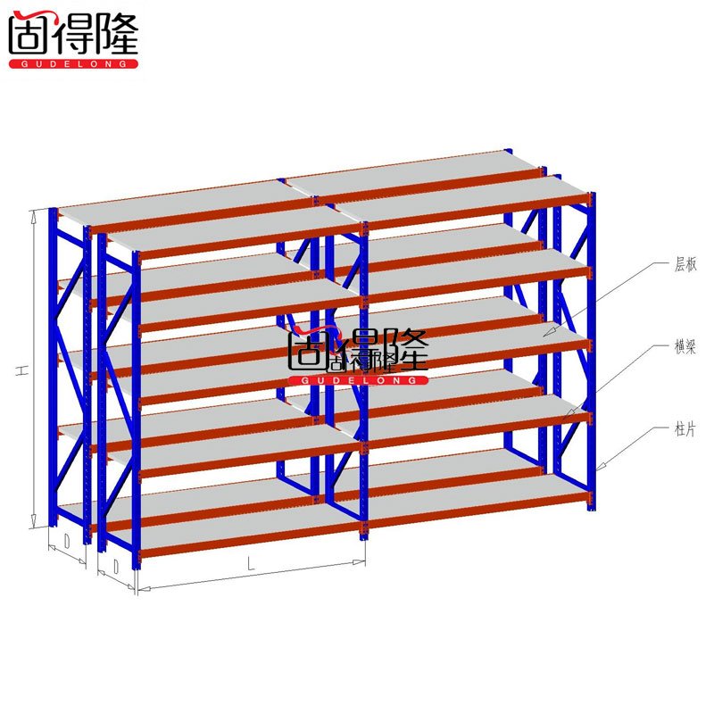 <font color='#333333'>廠(chǎng)家銷(xiāo)售層板式輕型中型倉庫用貨架儲物</font>
